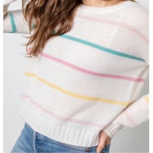 Rails perci sorbet striped sweater